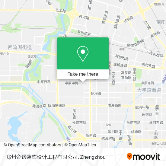 郑州帝诺装饰设计工程有限公司 map