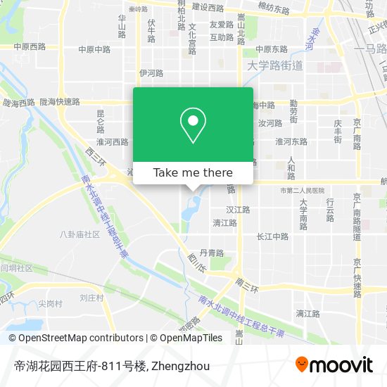 帝湖花园西王府-811号楼 map