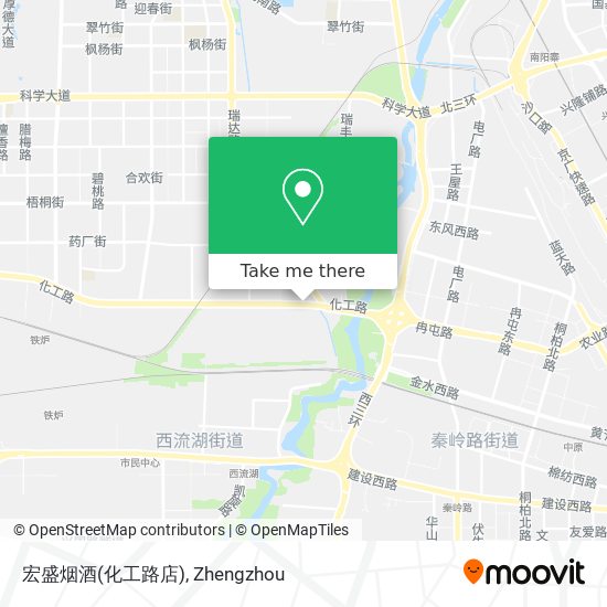 宏盛烟酒(化工路店) map