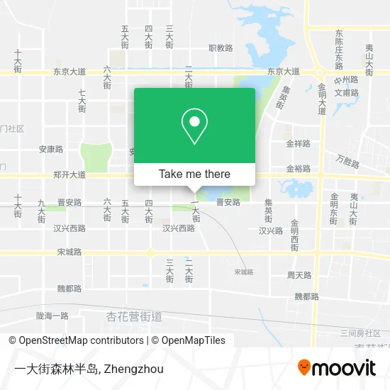 一大街森林半岛 map