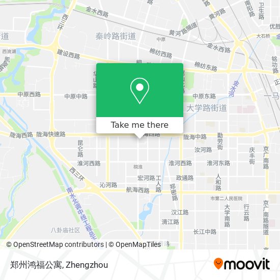 郑州鸿福公寓 map