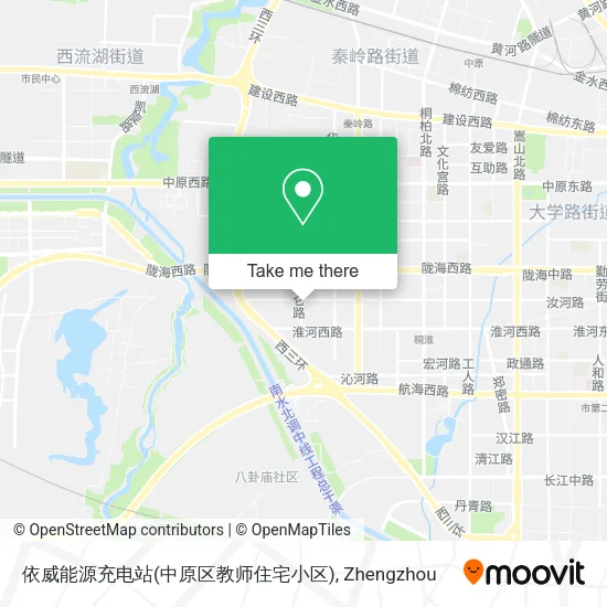 依威能源充电站(中原区教师住宅小区) map