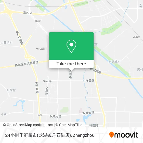 24小时千汇超市(龙湖镇丹石街店) map