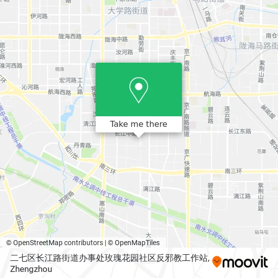 二七区长江路街道办事处玫瑰花园社区反邪教工作站 map