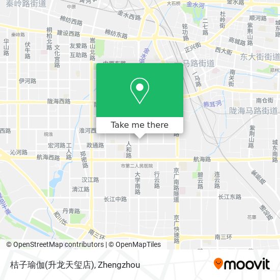 桔子瑜伽(升龙天玺店) map