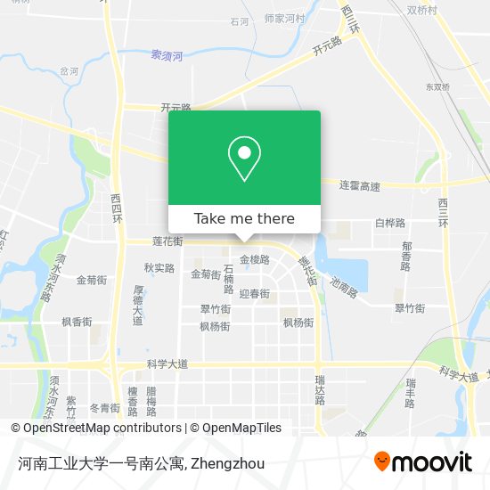河南工业大学一号南公寓 map