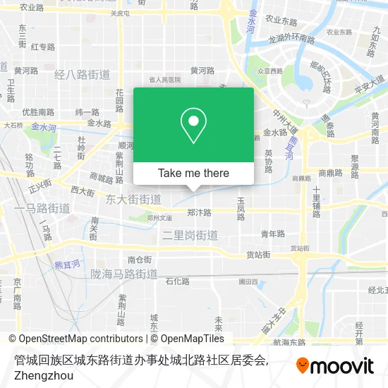 管城回族区城东路街道办事处城北路社区居委会 map