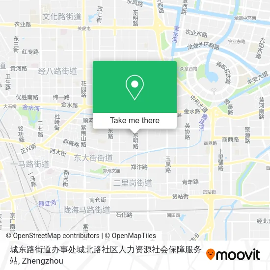 城东路街道办事处城北路社区人力资源社会保障服务站 map