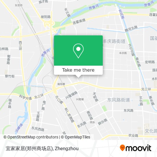 宜家家居(郑州商场店) map