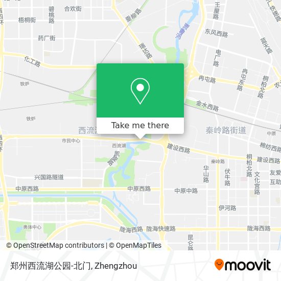 郑州西流湖公园-北门 map