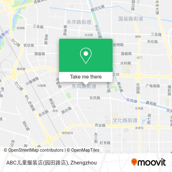 ABC儿童服装店(园田路店) map