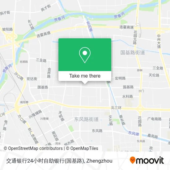 交通银行24小时自助银行(国基路) map