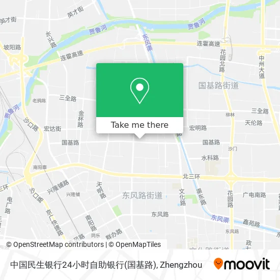 中国民生银行24小时自助银行(国基路) map