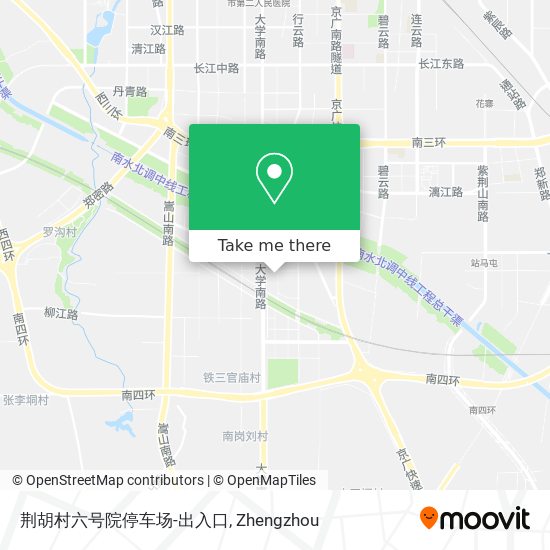 荆胡村六号院停车场-出入口 map
