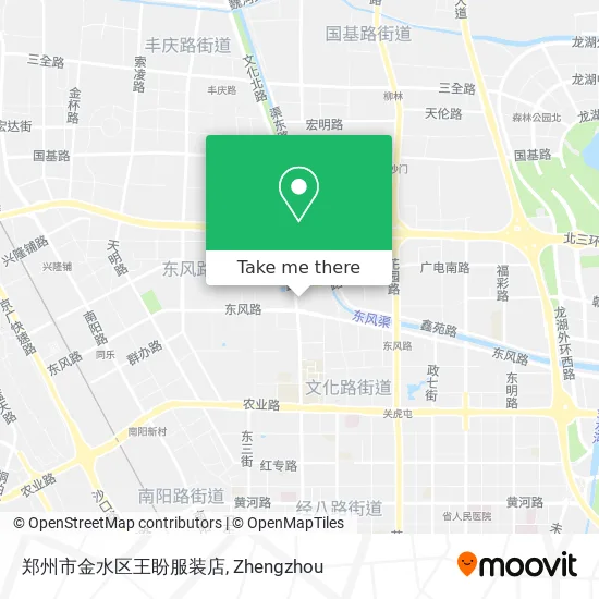 郑州市金水区王盼服装店 map