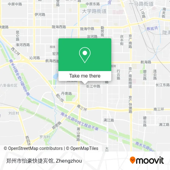 郑州市怡豪快捷宾馆 map