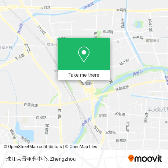 珠江荣景租售中心 map