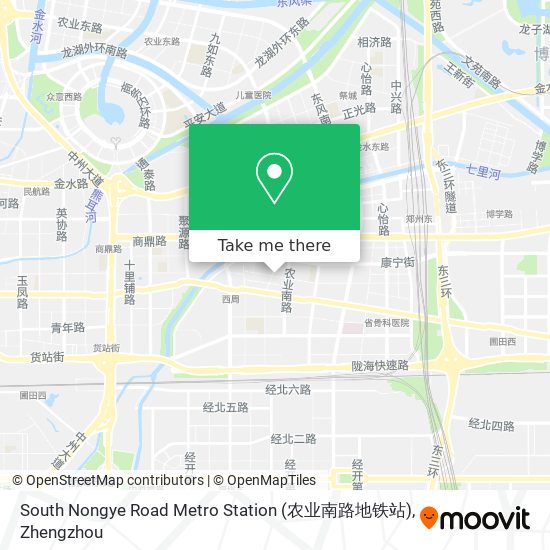 South Nongye Road Metro Station (农业南路地铁站) map