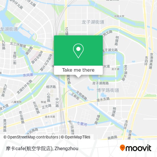 摩卡cafe(航空学院店) map