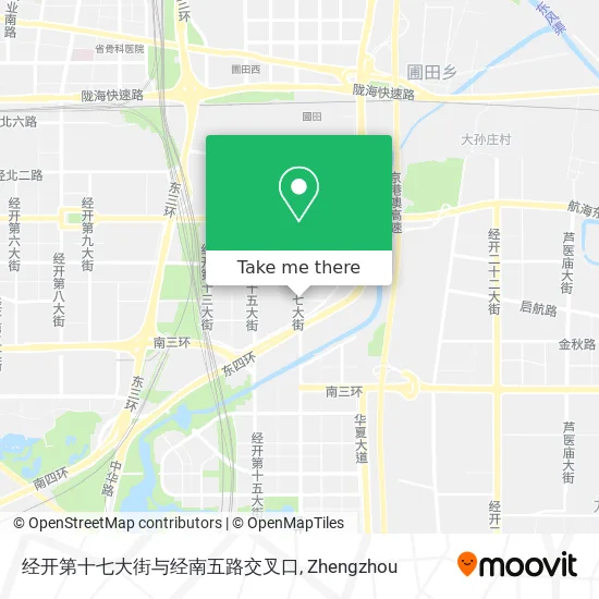 经开第十七大街与经南五路交叉口 map