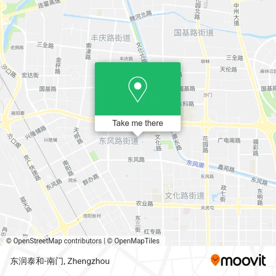 东润泰和-南门 map