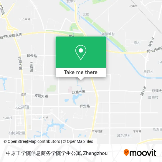 中原工学院信息商务学院学生公寓 map
