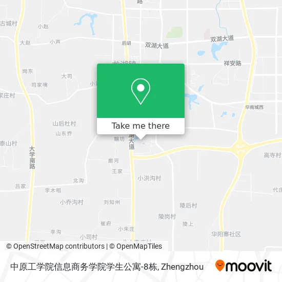 中原工学院信息商务学院学生公寓-8栋 map