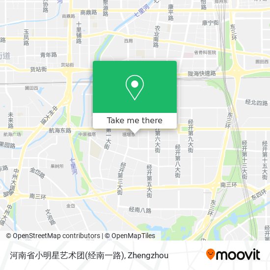 河南省小明星艺术团(经南一路) map