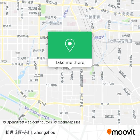 腾晖花园-东门 map