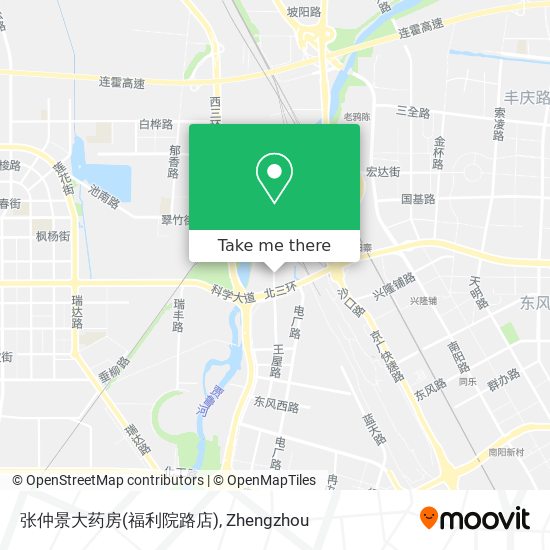 张仲景大药房(福利院路店) map