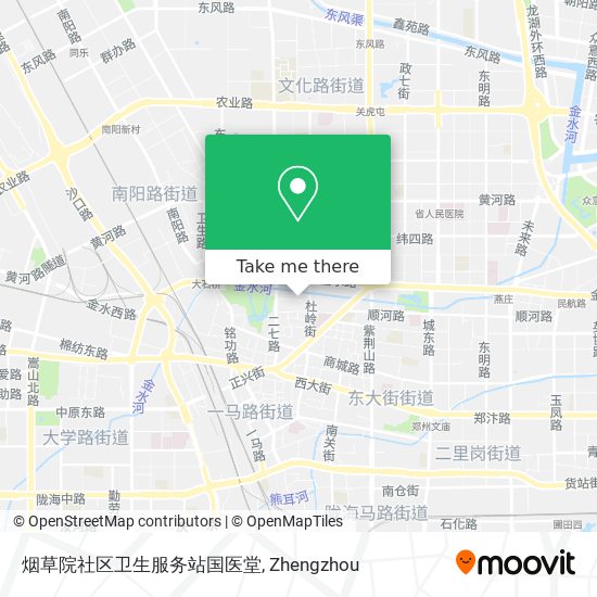 烟草院社区卫生服务站国医堂 map