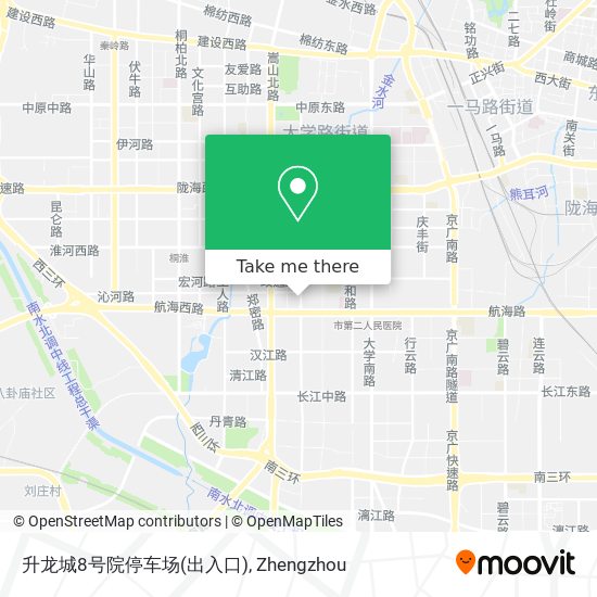 升龙城8号院停车场(出入口) map