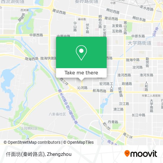 仟面坊(秦岭路店) map