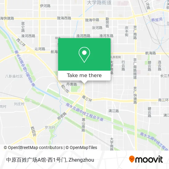 中原百姓广场A馆-西1号门 map