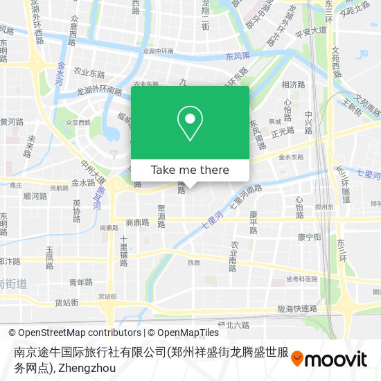 南京途牛国际旅行社有限公司(郑州祥盛街龙腾盛世服务网点) map