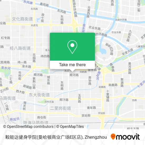 毅能达健身学院(曼哈顿商业广场E区店) map