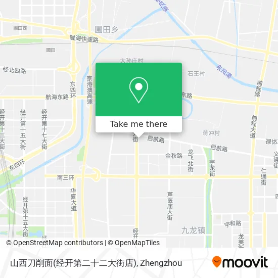 山西刀削面(经开第二十二大街店) map