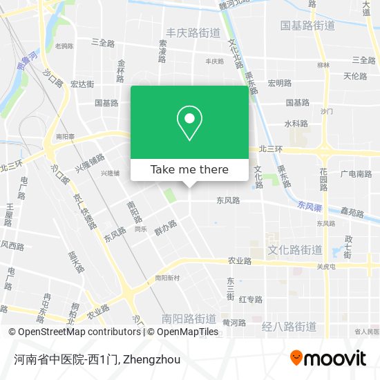 河南省中医院-西1门 map