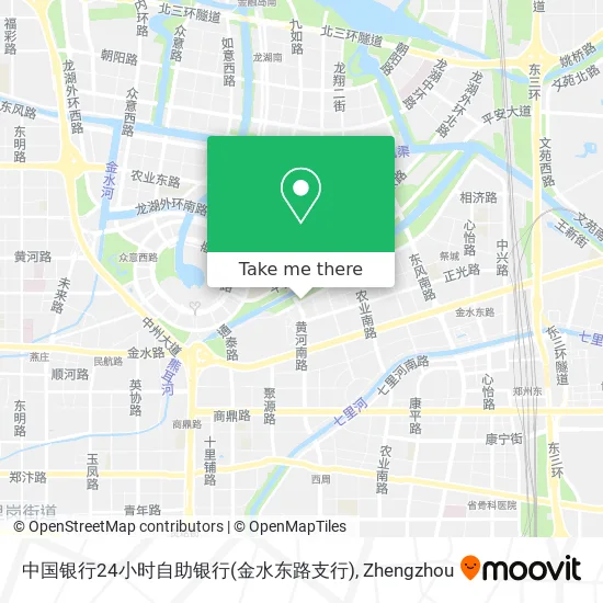 中国银行24小时自助银行(金水东路支行) map