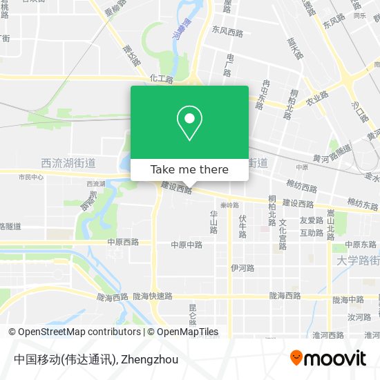 中国移动(伟达通讯) map