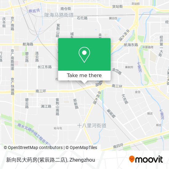 新向民大药房(紫辰路二店) map