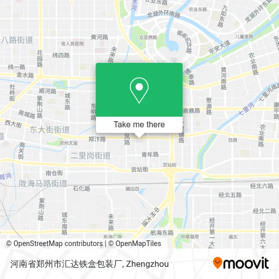 河南省郑州市汇达铁盒包装厂 map