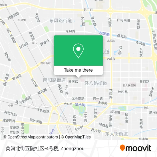 黄河北街五院社区-4号楼 map