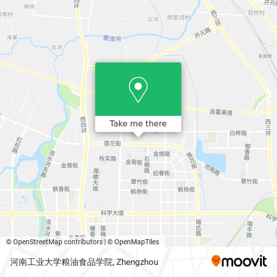 河南工业大学粮油食品学院 map