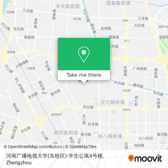 河南广播电视大学(东校区)-学生公寓4号楼 map