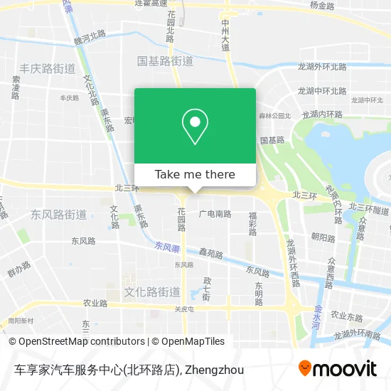 车享家汽车服务中心(北环路店) map