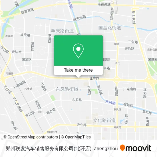 郑州联发汽车销售服务有限公司(北环店) map