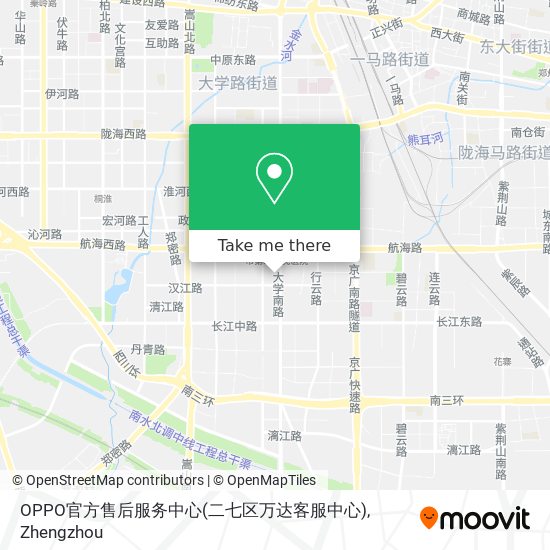 OPPO官方售后服务中心(二七区万达客服中心) map