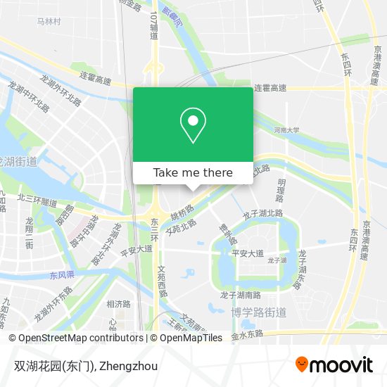 双湖花园(东门) map