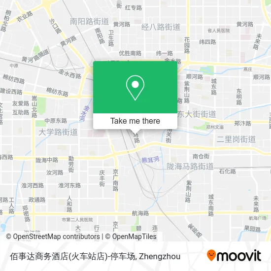 佰事达商务酒店(火车站店)-停车场 map